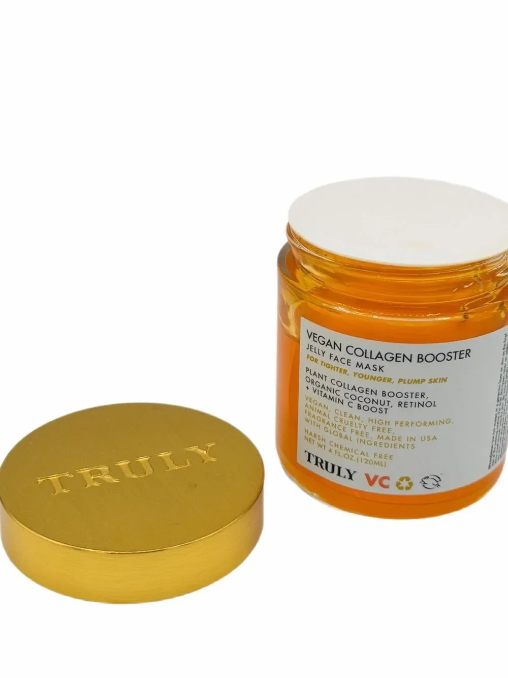 NWT TRULY VEGAN COLLAGEN BOOSTER JELLY FACE MASK FOR TIGHTER, YOUNGER PLUMP SKIN